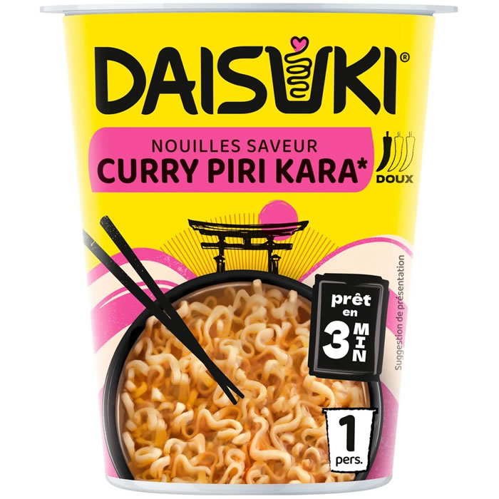 DAISUKI Nouilles saveur curry piri kara