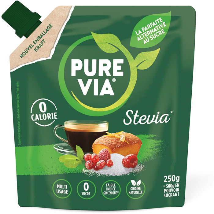 Stevia en poudre verte - Offre Spéciale 3 boites