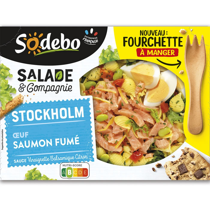 SODEBO Salade & Compagnie Salade Stockholm au saumon frumé et oeuf