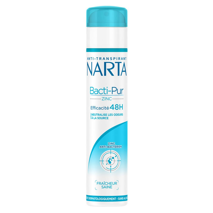 NARTA Bactipur Déodorant spray anti-transpirant
