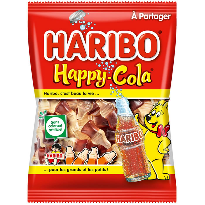 HARIBO Happy Cola Bonbons gélifié au cola