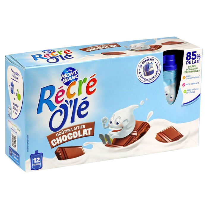 MONT BLANC Récré Olé Goûters laitiers au chocolat