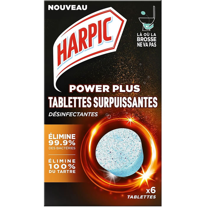 HARPIC Power Plus Tablettes actives WC puissant