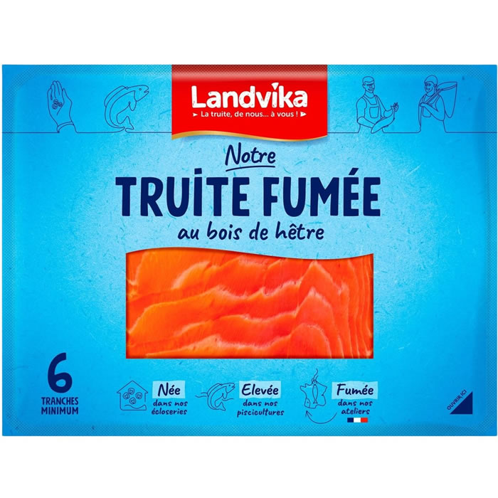 LANDVIKA Truite fumée au bois de hêtre