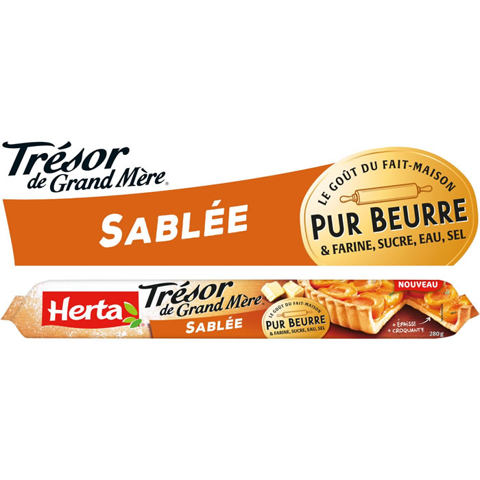 HERTA Trésor de Grand Mère Pâte sablée pur beurre