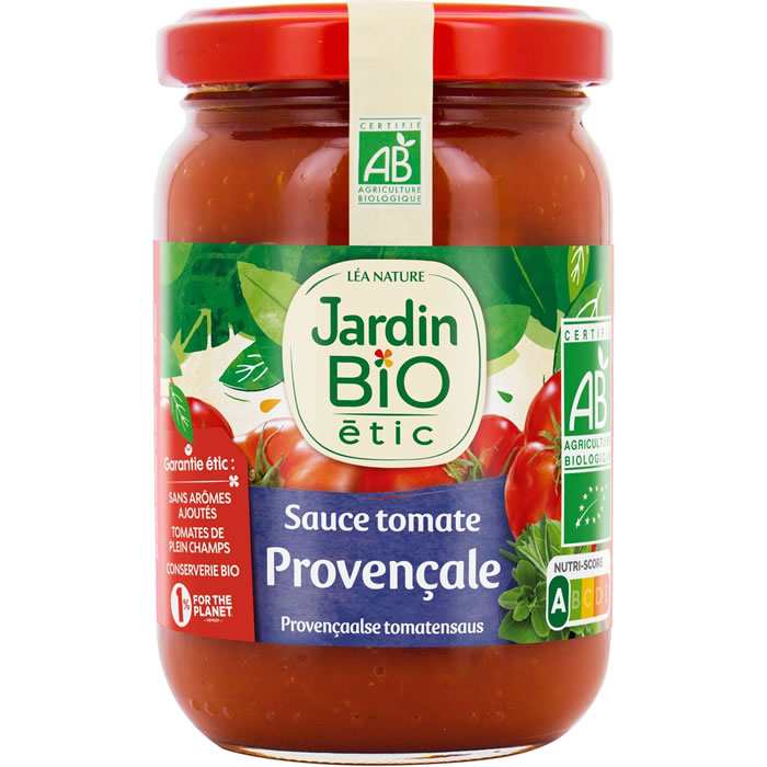 JARDIN BIO Étic Sauce tomate et fines herbes à la provençale bio