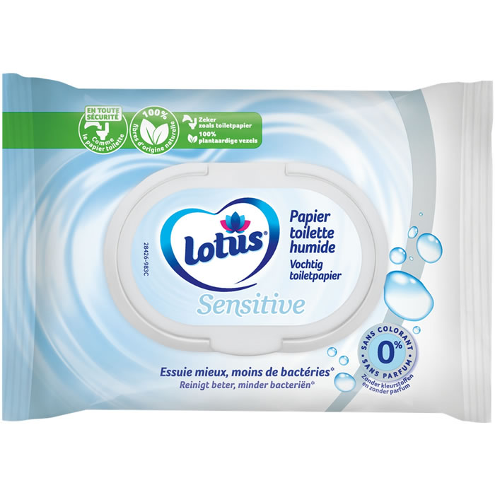 LOTUS Sensitive Lingettes papier toilette