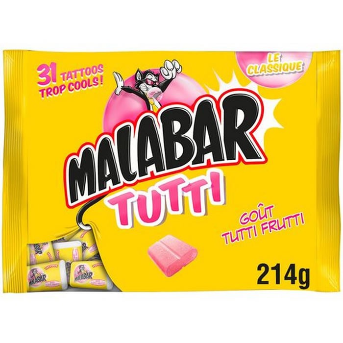 MALABAR Chewing-gum tutti frutti