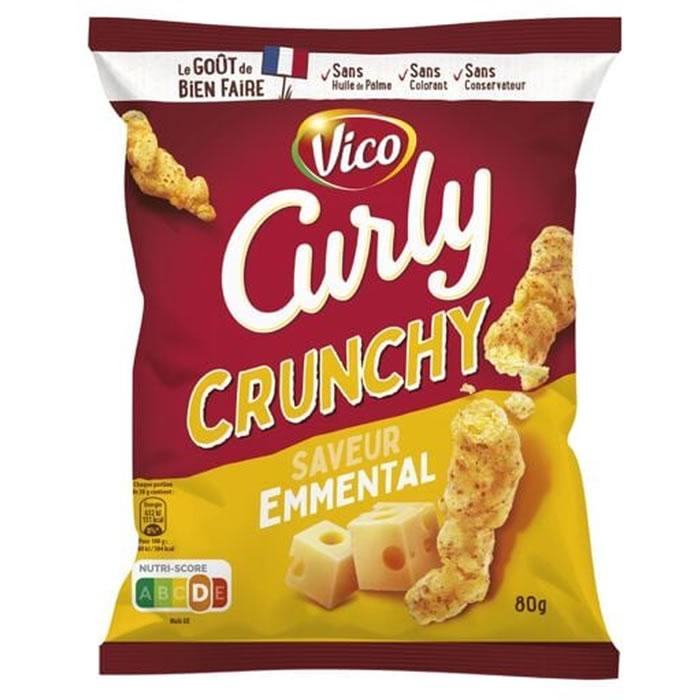VICO Curly Soufflés à l'emmental crunchy