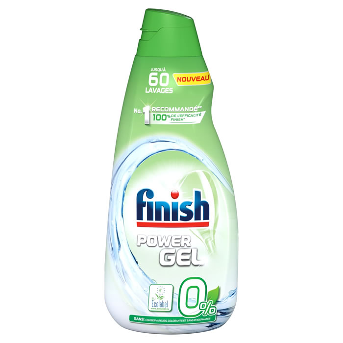 FINISH Power Gel nettoyant lave-vaisselle 0%
