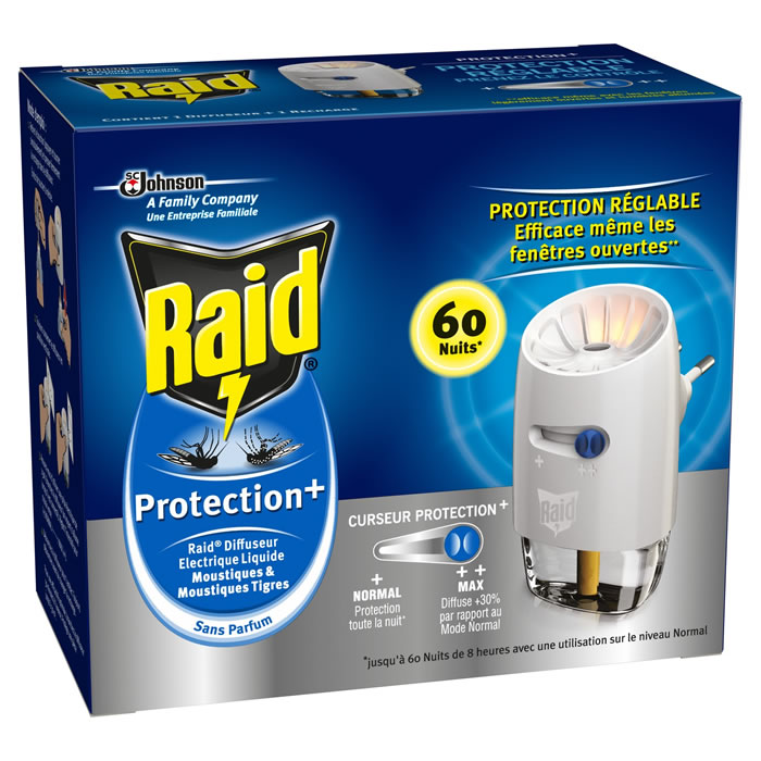RAID Diffuseur électrique anti-moustiques