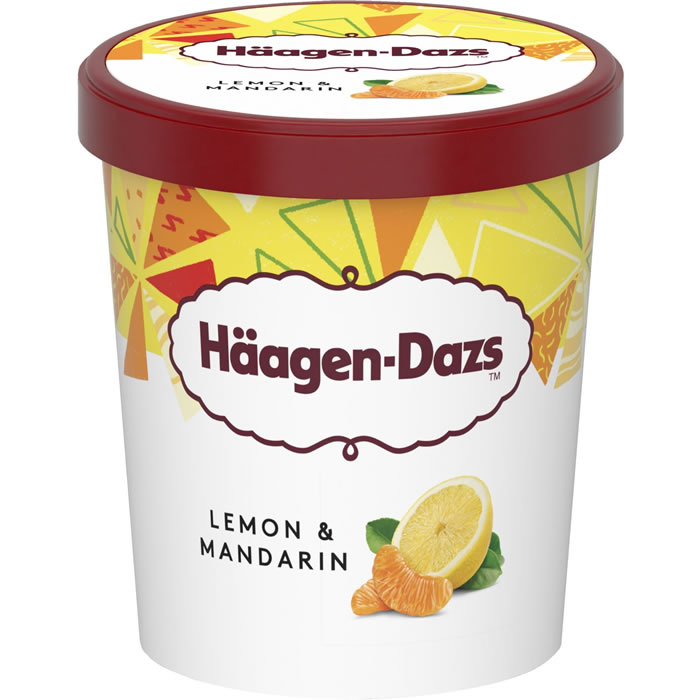 HÄAGEN-DAZS Crème glacée au citron et au jus de mandarine