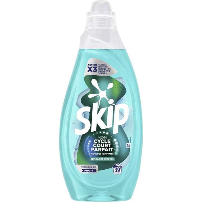 SKIP Cycle court Lessive liquide efficacité express
