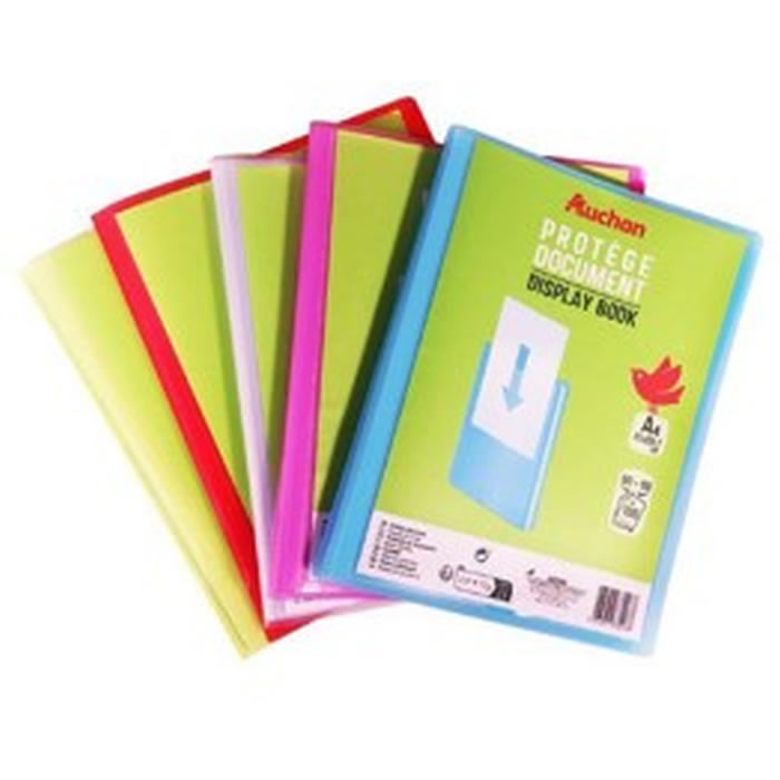 AUCHAN Porte-vues A4