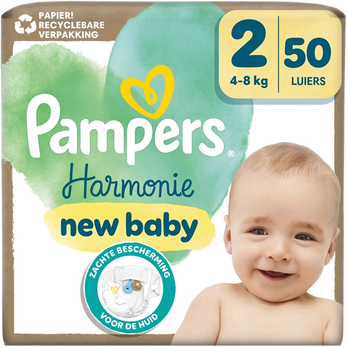 PAMPERS Harmonie New Baby Couches taille 2 (4-8 kg)