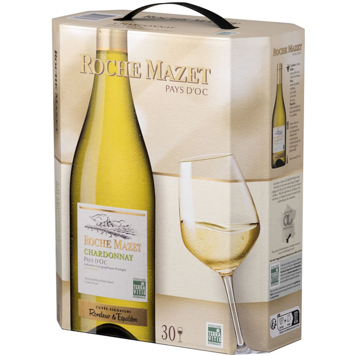 PAYS D'OC - IGP Roche Mazet - Chardonnay Vin blanc