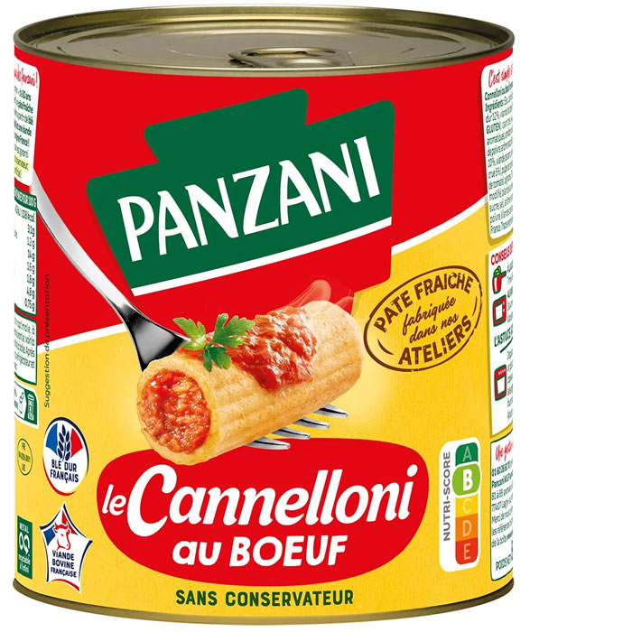 PANZANI Cannelloni au bœuf