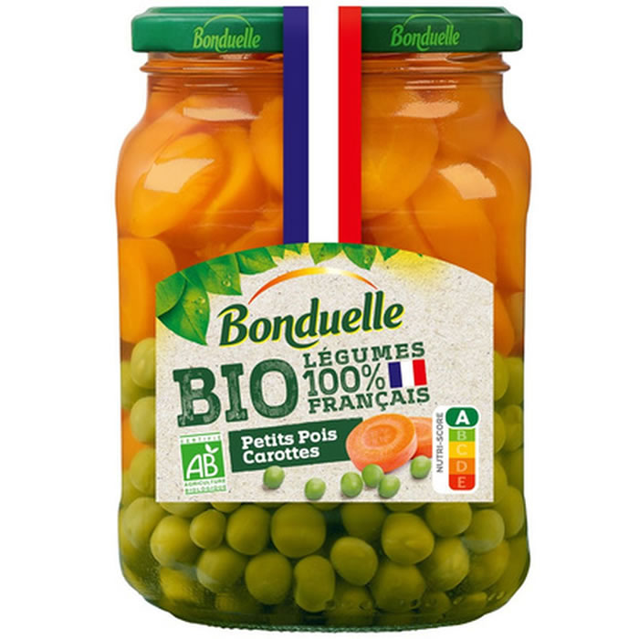 BONDUELLE Petits pois carottes bio
