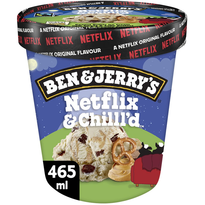 BEN & JERRY'S Netflix & Chilll'd Crème glacée au beurre de cacahuètes