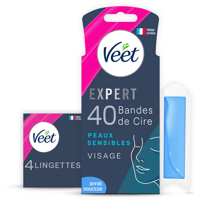 VEET Expert Bandes de cire visage