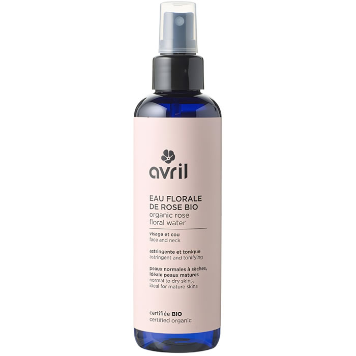 AVRIL Eau florale tonique rose bio