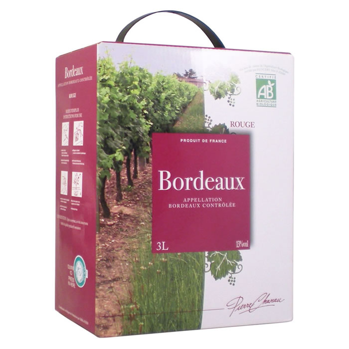 BORDEAUX - AOP Pierre Chanau Vin rouge bio