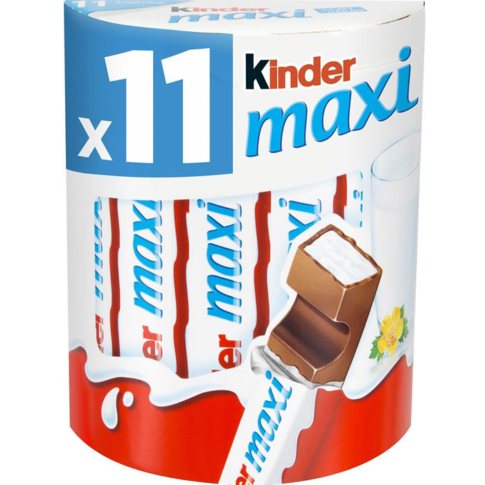 KINDER Maxi Barres au chocolat au lait
