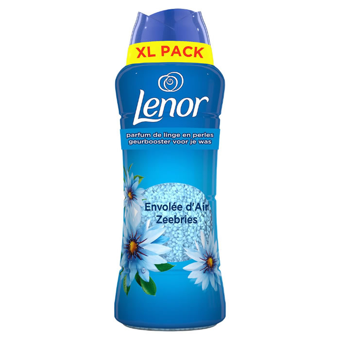 LENOR Parfum de linge adoucissant en billes envolée d'air