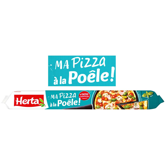 HERTA Pâte à pizza à poêler