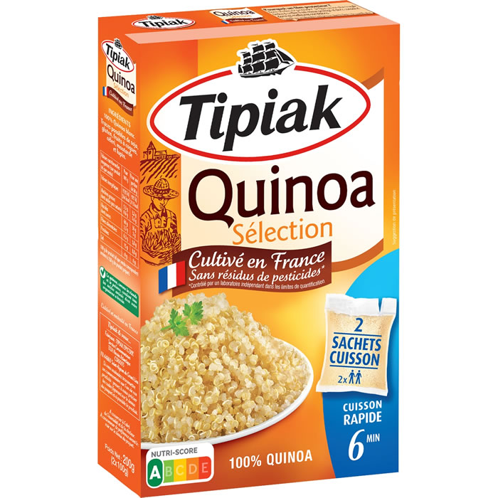 TIPIAK Quinoa blanc sachets cuisson