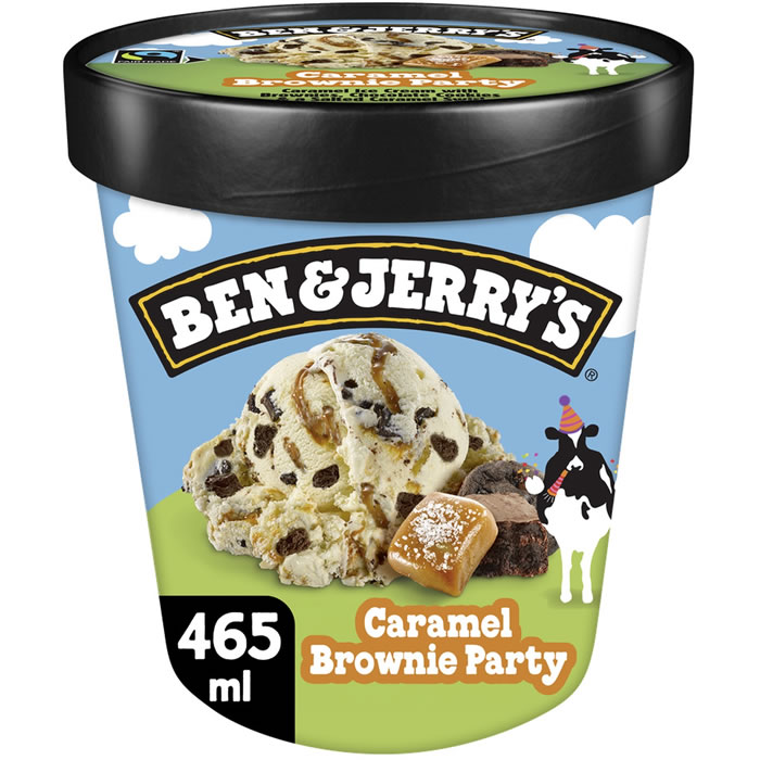 BEN & JERRY'S Crème glacée au caramel et brownie