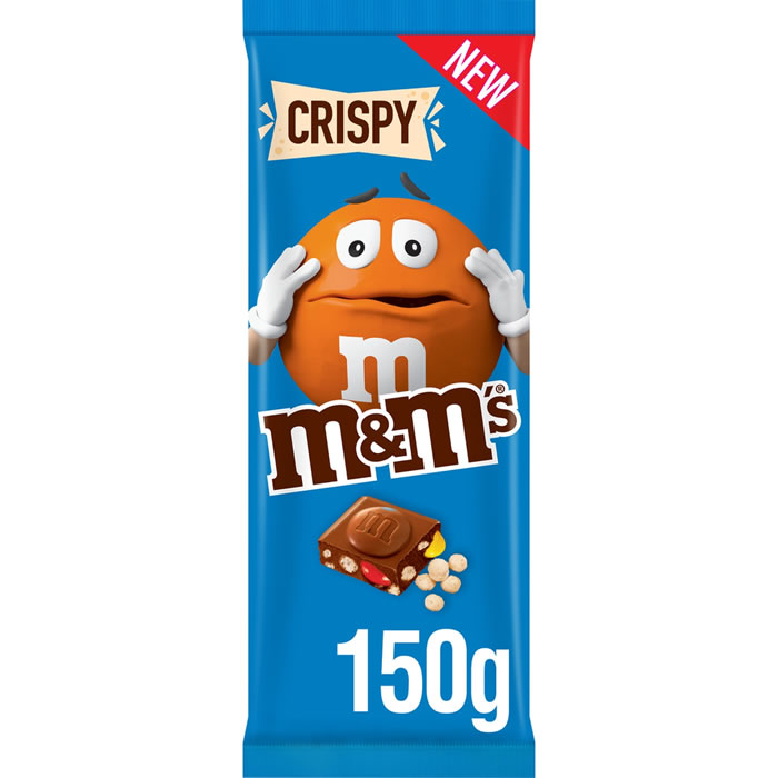 M&M'S Crispy Tablette de chocolat aux cacahuètes