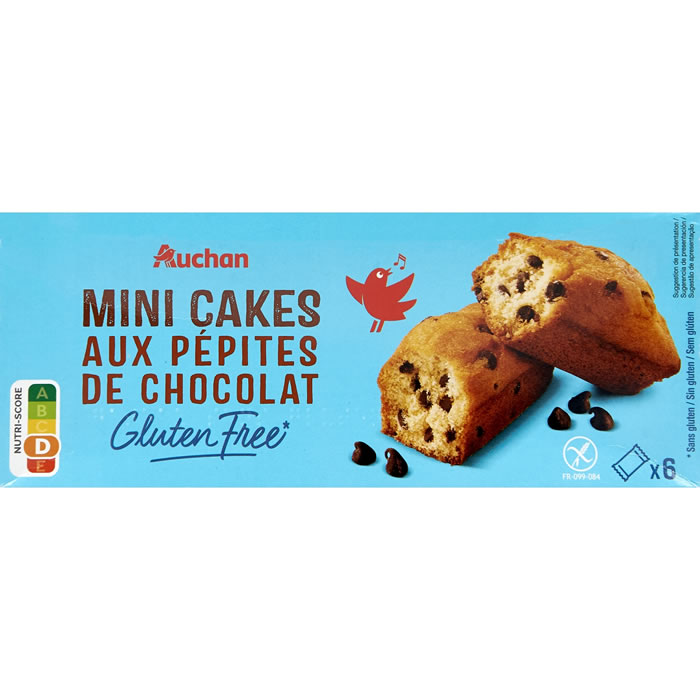 AUCHAN Gâteaux aux pépites de chocolat