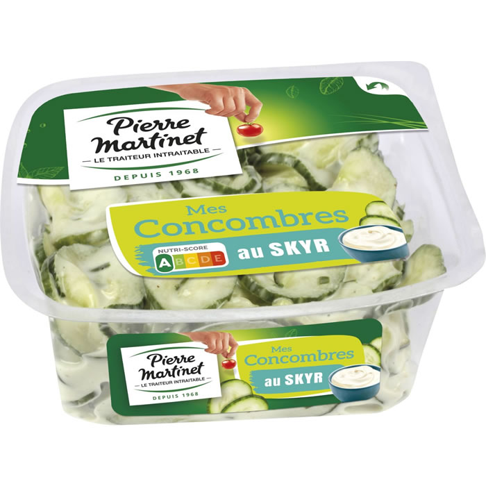 PIERRE MARTINET Concombre au skyr