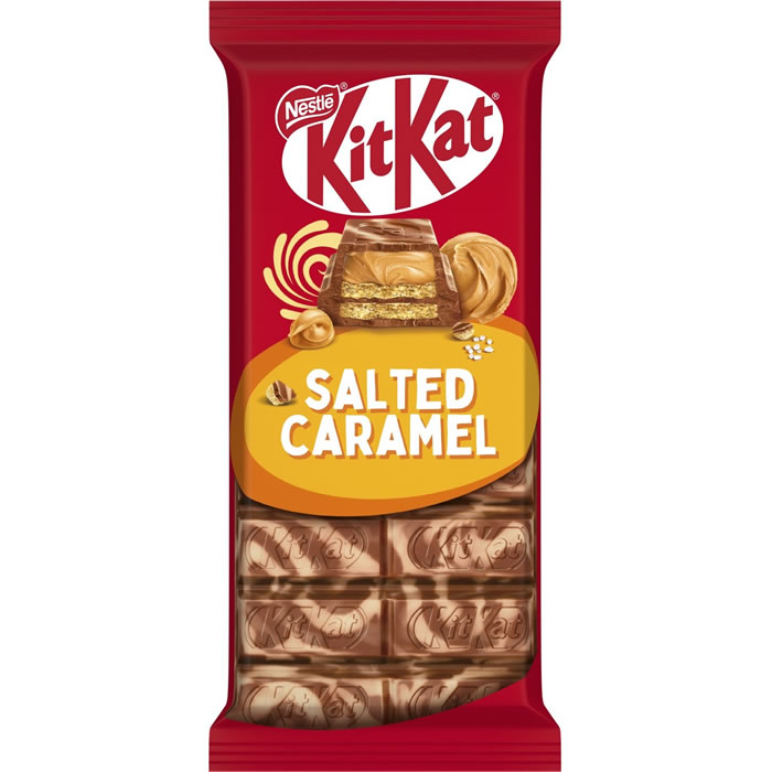 NESTLE Kit Kat Tablette de chocolat gaufrette au caramel beurre salé