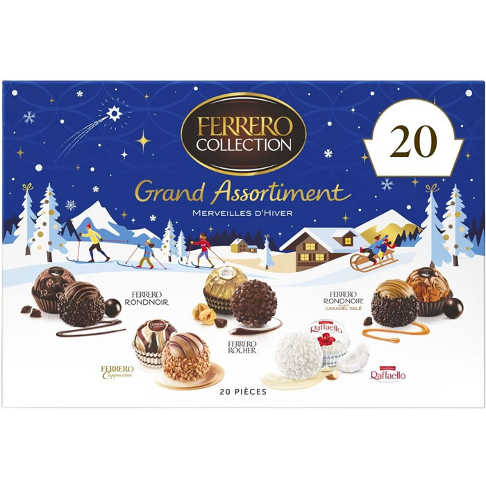 FERRERO Collection Assortiment de chocolats au lait, noisettes et noix de coco