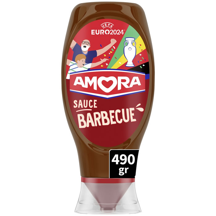 Sauce barbecue Amora 490g sur