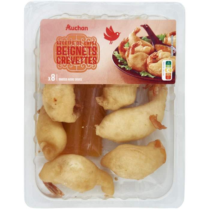 AUCHAN Recette d'Asie Beignets de crevettes avec sauce