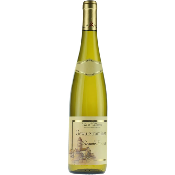 VIN D'ALSACE - AOC Gewurztraminer Grande Réserve Vin blanc