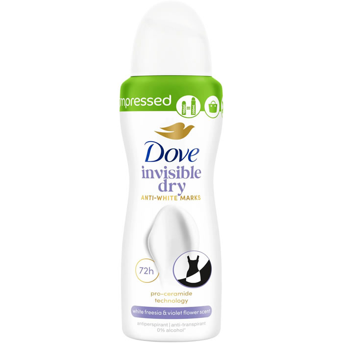 DOVE Invisible Dry Déodorant spray anti-traces 72h