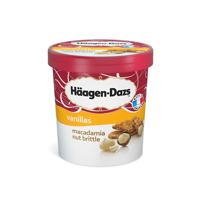 HÄAGEN-DAZS Crème glacée à la vanille et aux noix de macadamia