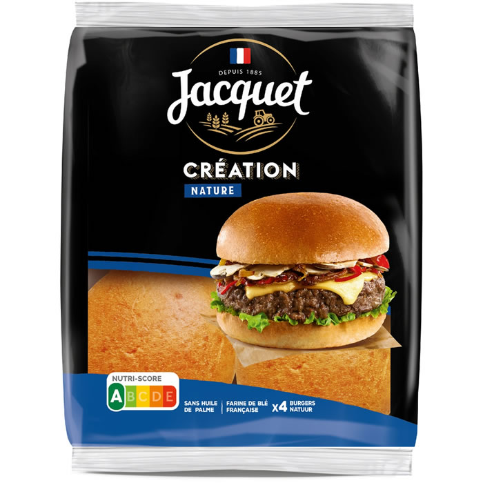 JACQUET Création Pains hamburgers nature