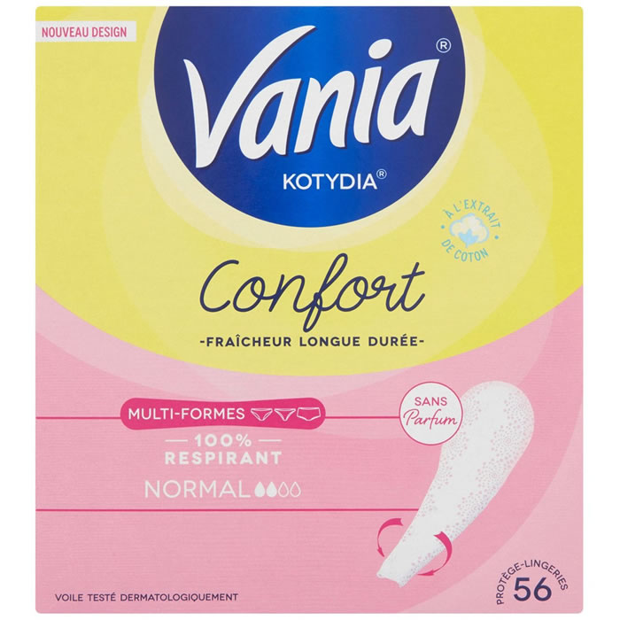 VANIA Confort Protège-slips multi-formes normal