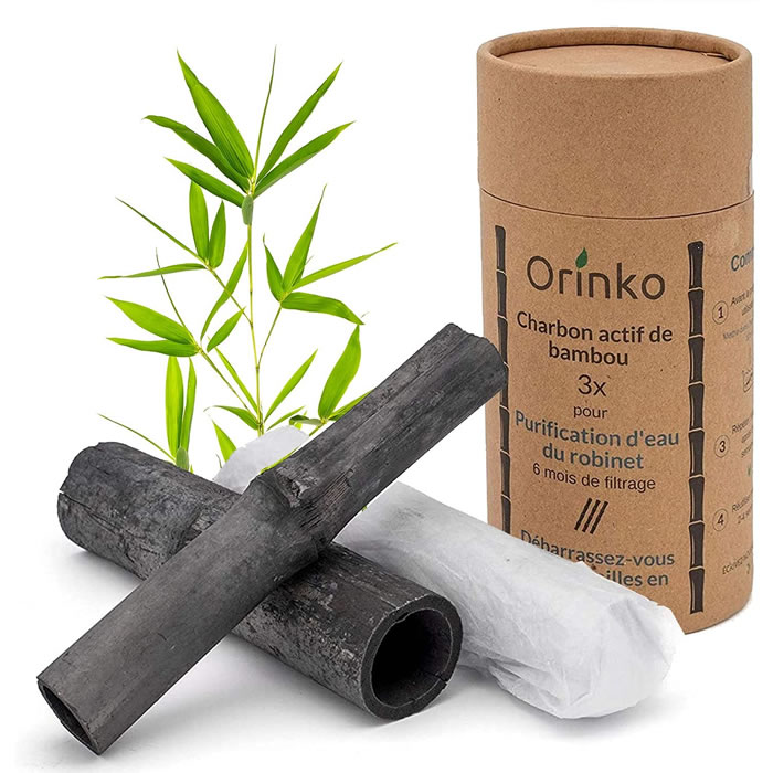 ORINKO Charbon bambou actif purificateur d'eau