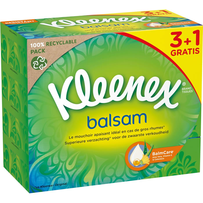KLEENEX Balsam Mouchoirs boîte