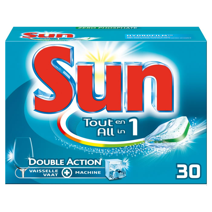 SUN Tout-En-1 Tablettes lave-vaisselle hydrofilm