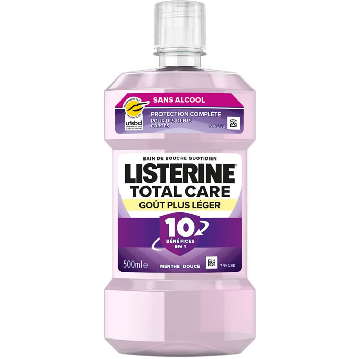 LISTERINE Bain de bouche protection menthe douce