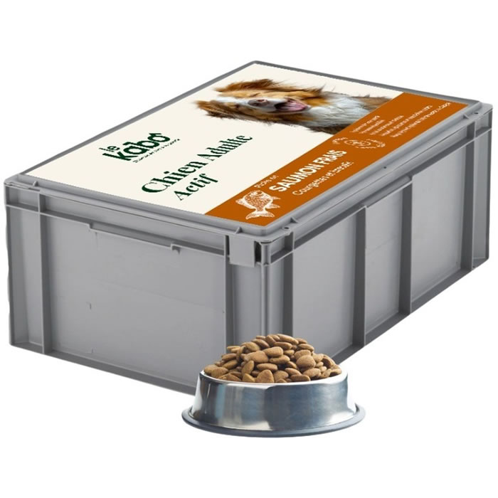 LE KABO Croquettes au saumon pour chien adulte