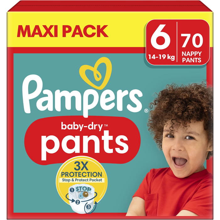 PAMPERS Baby-Dry Pants Couches-culottes taille 6 (14-19 kg)