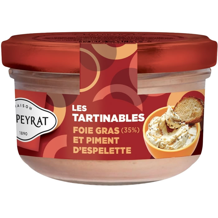 DELPEYRAT Tartinable au foie gras et piment d'espelette